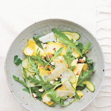 Shaved Zucchini Salad with Almonds & Asiago