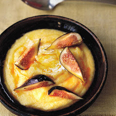 Breakfast Polenta with Figs and Mascarpone