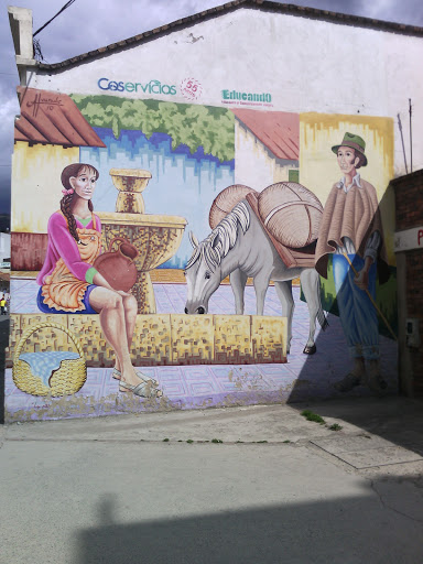 Mural Burro