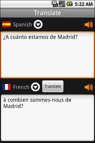 Translator Spanish-French