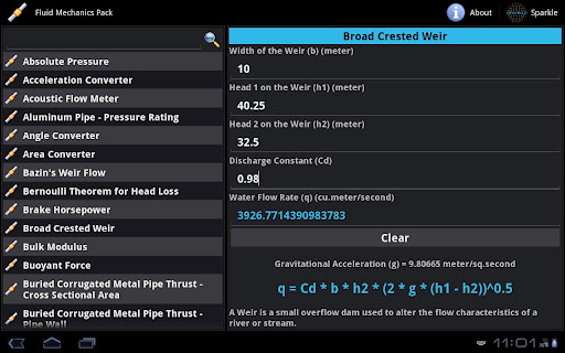 Fluid Mechanics Pack Tablet