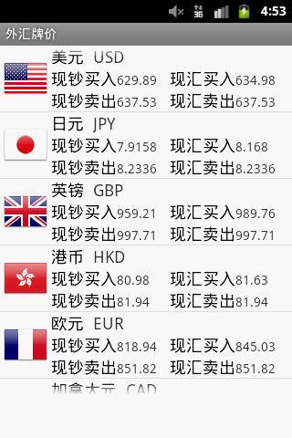 【免費財經App】外汇牌价-APP點子