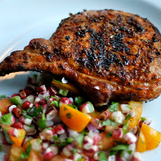 Cumin-Crusted Pork Loin Chop