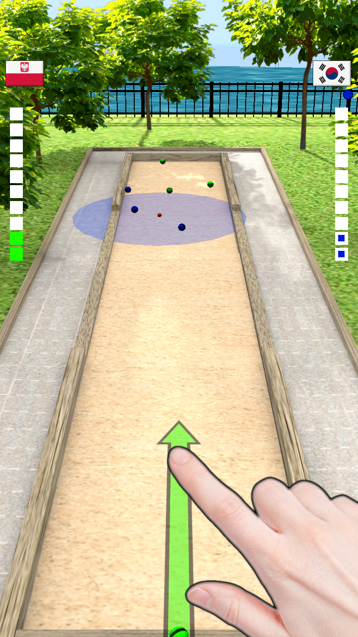 Android application Bocce 3D - Online Sports Game screenshort