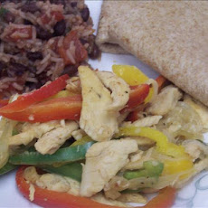 Chicken Fajitas for Two