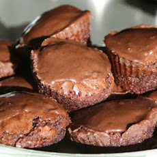 Warm Double-Chocolate Brownie Cakes