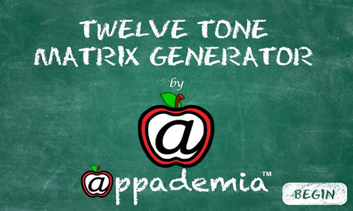 Twelve-Tone Matrix Generator
