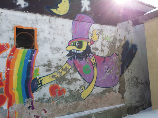 Hottabich And Rainbow Graffiti