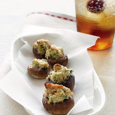 Goat-Cheese Stuffed Mushrooms