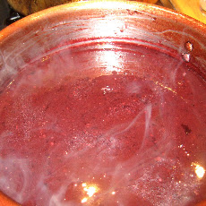 Pan Seared Veal Tongue w/ Thyme Red Wine Reduction