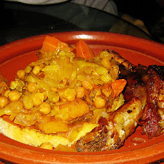 Moroccan Vegetable Couscous With Lamb Shanks