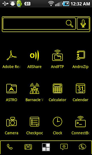 LightWorks Yellow ADW Theme