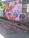 Grafiti Del Pitufo Azul