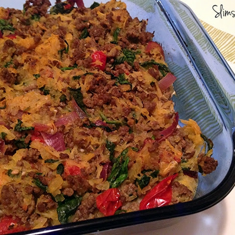 spaghetti Creamy creamy Squash recipe squash (Paleo) Spaghetti Casserole Leek