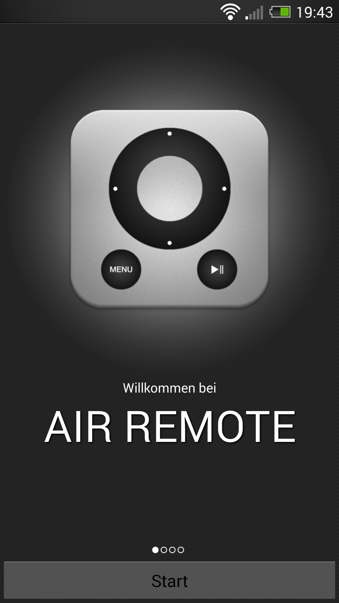 Android application AIR Remote PRO for Apple TV screenshort