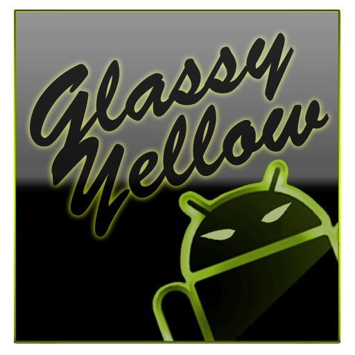 GOKeyboard Theme Glassy Yellow LOGO-APP點子