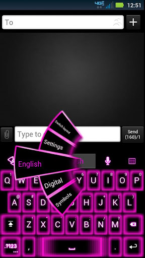 免費下載個人化APP|GO Keyboard Pink Neon Theme app開箱文|APP開箱王