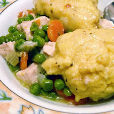 Yosemite Chicken Stew  With Cornmeal Dumplings  (Low Fat)