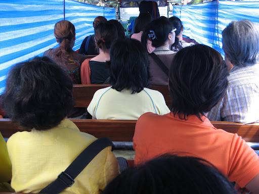 On canal boat