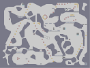 Thumbnail of the map 'scattered cavern'