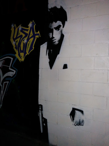 Al Pacino's Pizzeria Mural