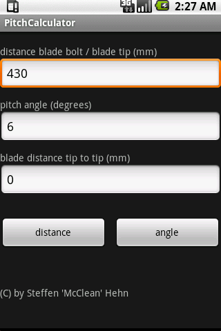 Pitch Calculator 2