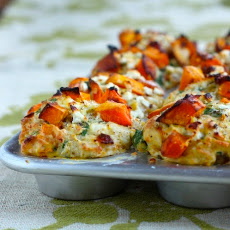 Cheesy Savory Butternut Squash Muffins