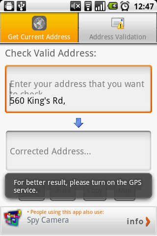 Address Validator
