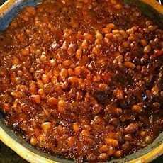 Fake Snow Day Baked Beans