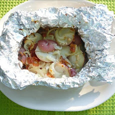 Grilled Garlic Potatoes