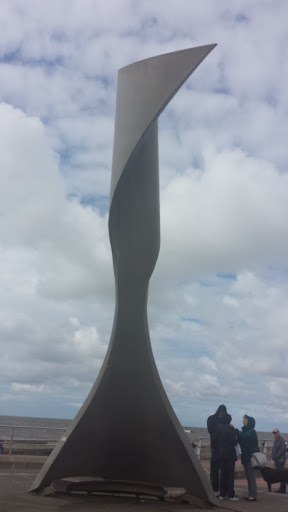 Whale Tail Sculpture