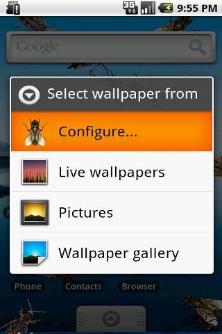 Creepy Crawlies Live Wallpaper