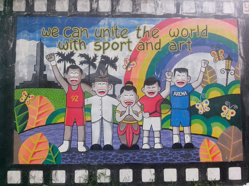 Unite the World with Sport and Art Mural