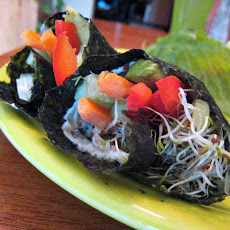 Rice Free Hand Roll Smoked Salmon Sushi