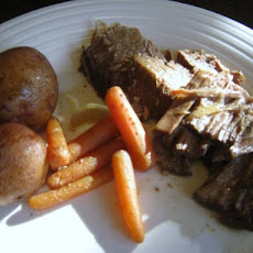 Sweet and Sour Beef Pot Roast in the Slow Cooker