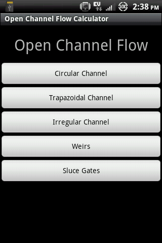 Open Channel Flow