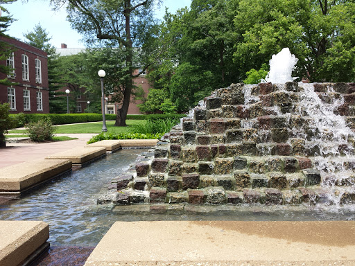 Cascading Brick Fountain