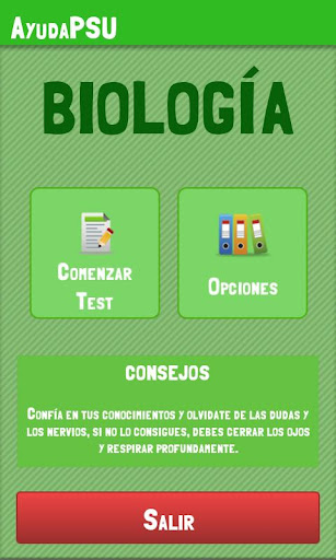 Ayuda PSU Biología