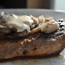 Smothered Flat Iron Steak in a Parmesan Pepper Sauce