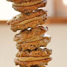 Oatmeal Sandwich Cookies with Creamy Peanut Butter Filling