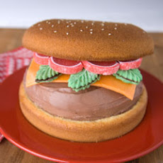 Hamburger Ice Cream Cake