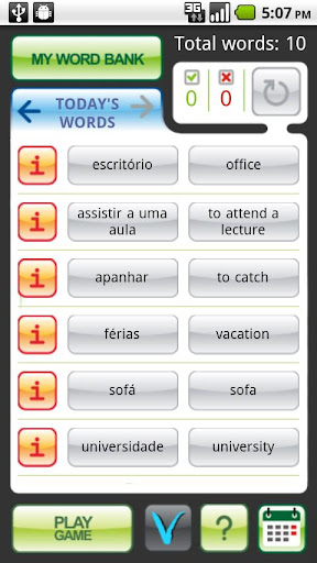 MyWords - Learn Portuguese