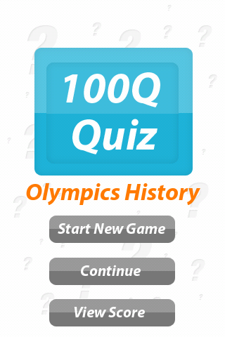 Olympic History -100Q Quiz