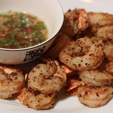 Salt and Pepper Prawns with Lime and Chilli Dipping Sauce