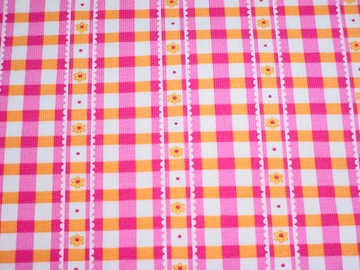 Pink Gingham Stripe