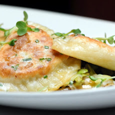 Potato Pierogies With Cabbage and Bacon