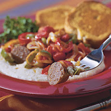 Italian Sausage With Tomato-Pepper Relish
