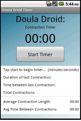 Doula Droid Contraction Timer