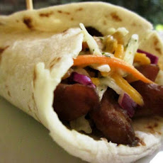 Spicy Thai-Mex Chicken Wraps