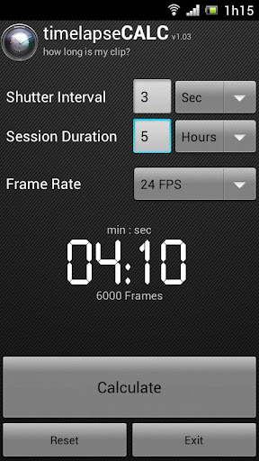timelapse CALC